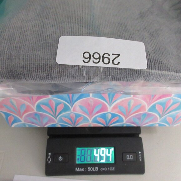 Gramicci Straight Leg Corduroy Pants Women Size 4 Mid Rise Zip Casual Gray 494 - Picture 14 of 14